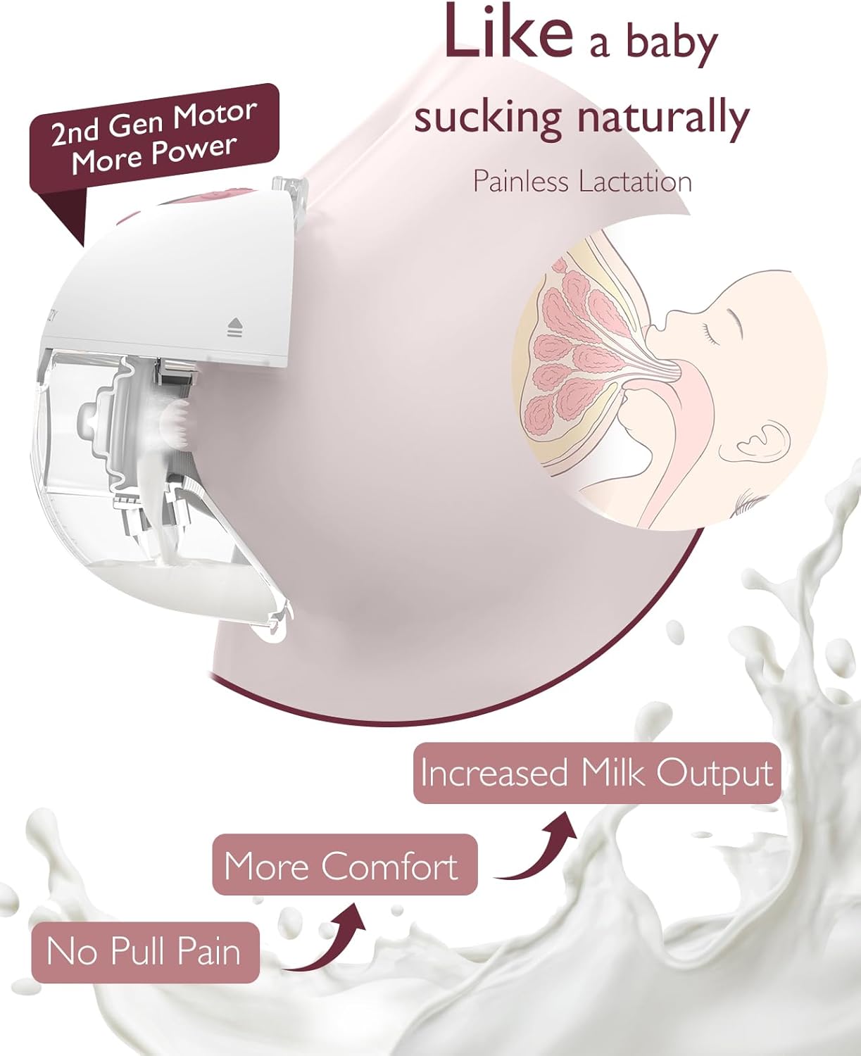 The BelleVie™ Wearable Electric Breast Pump