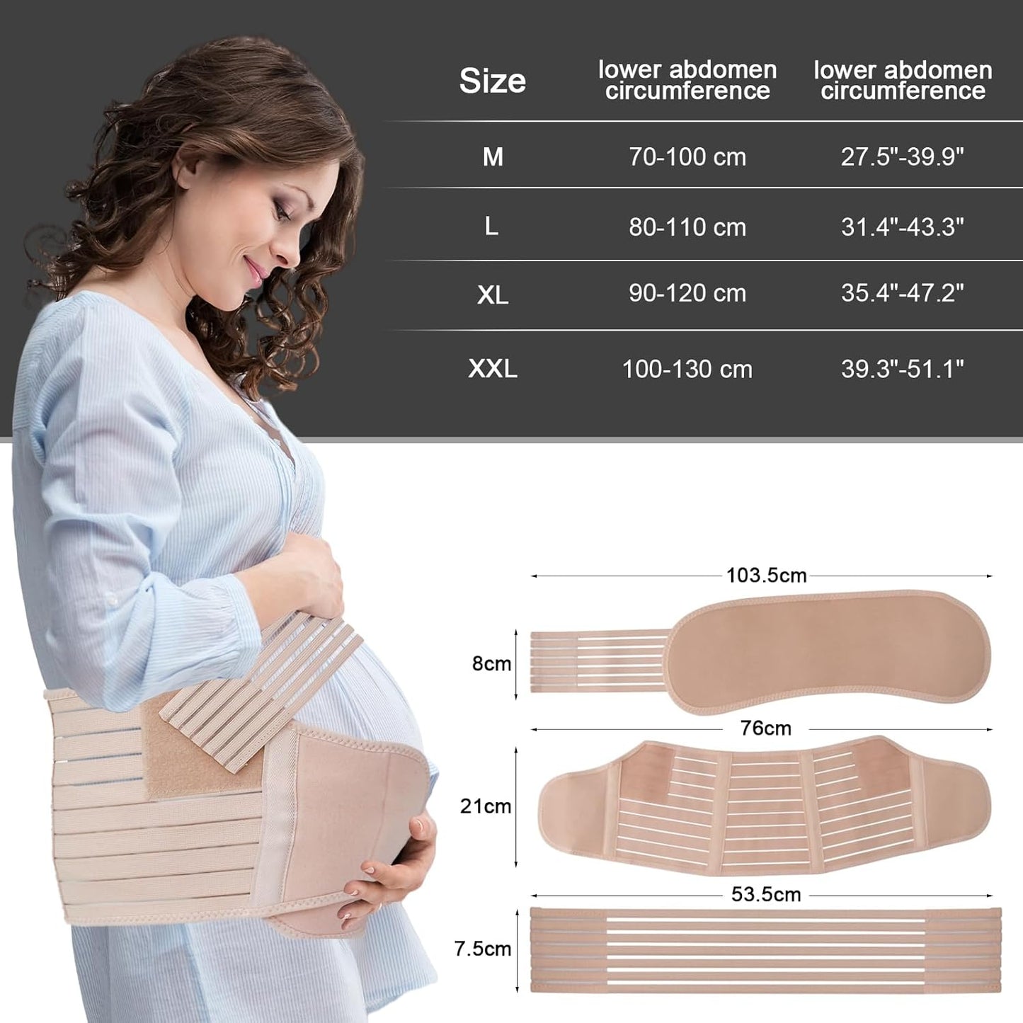 3 in 1 Belly support belt
