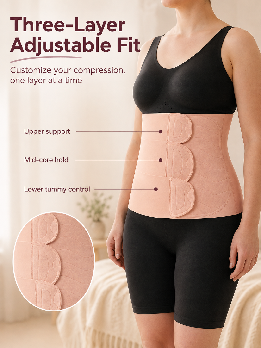 BelleVie RestoreWrap™ Postpartum Belly Band