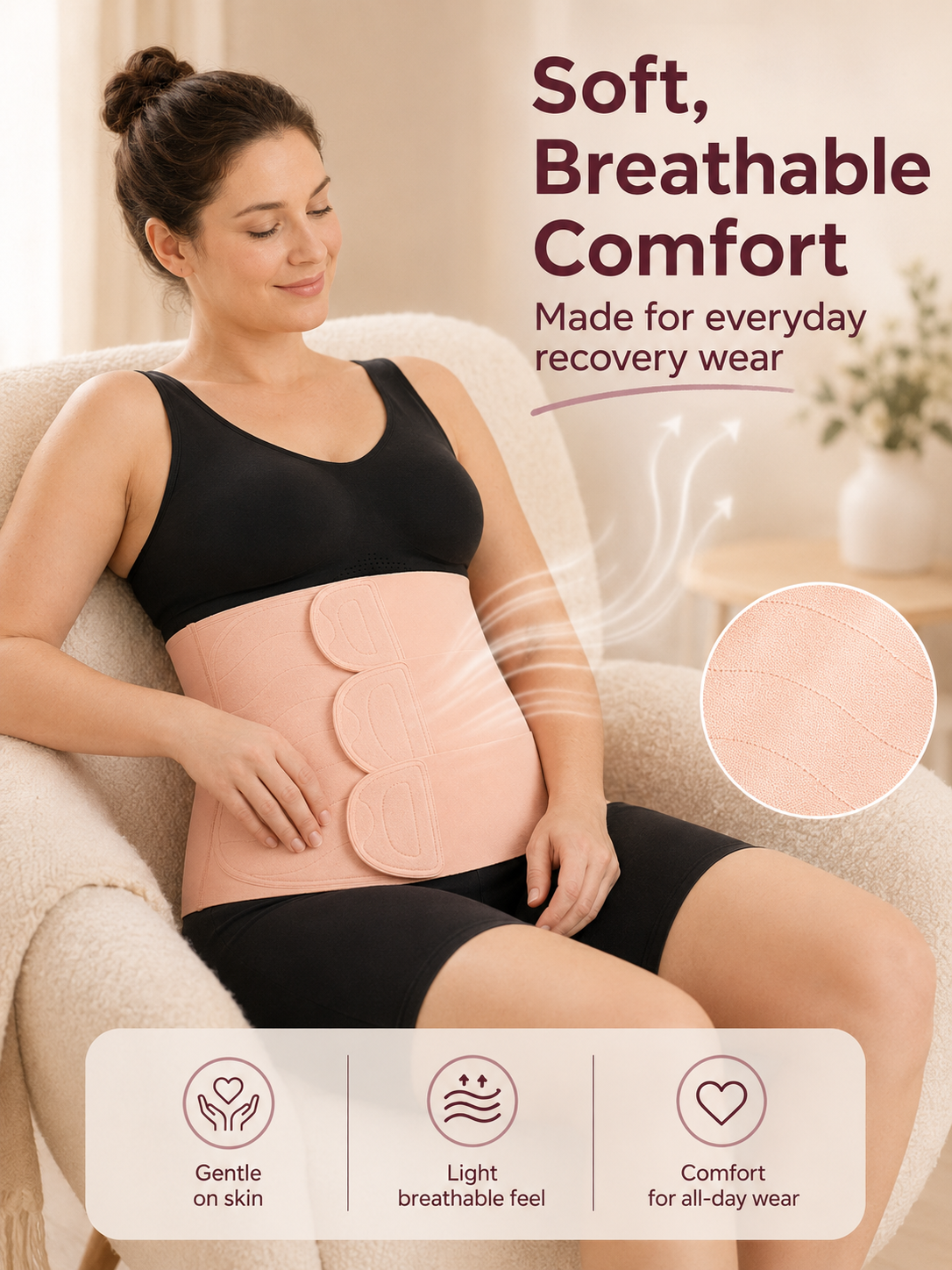 BelleVie RestoreWrap™ Postpartum Belly Band