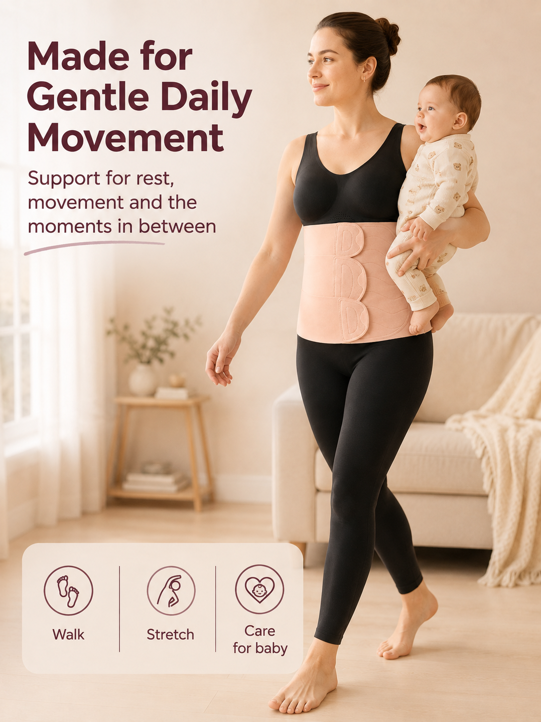 BelleVie RestoreWrap™ Postpartum Belly Band