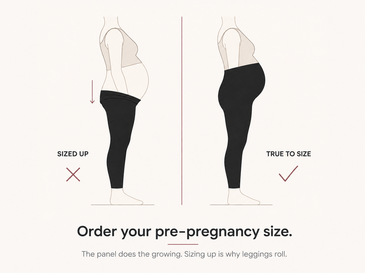 BelleVie SoftHold™ Over-Bump Maternity Leggings