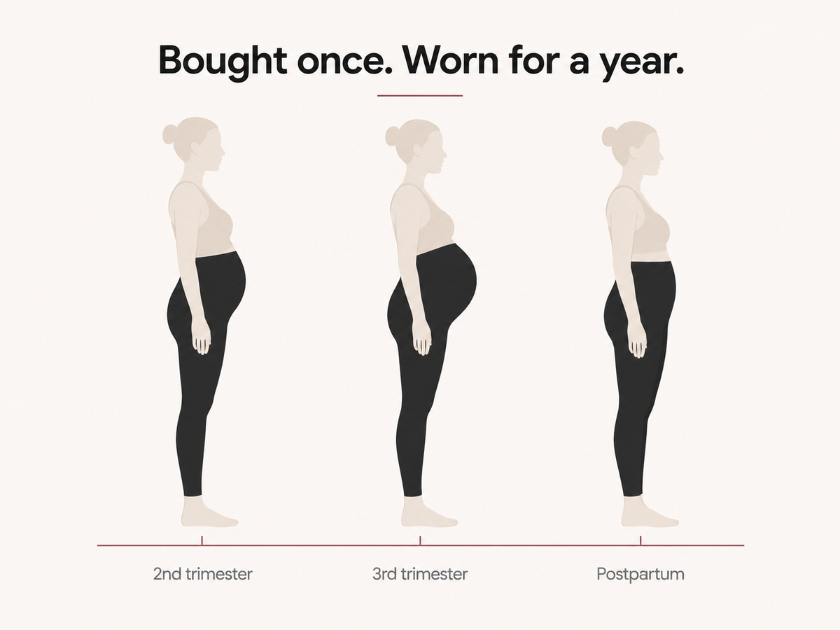 BelleVie SoftHold™ Over-Bump Maternity Leggings