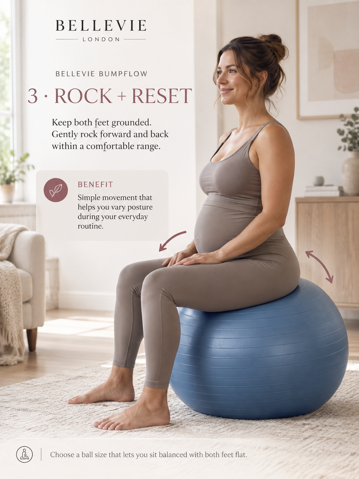 BelleVie BumpFlow gentle rocking banner