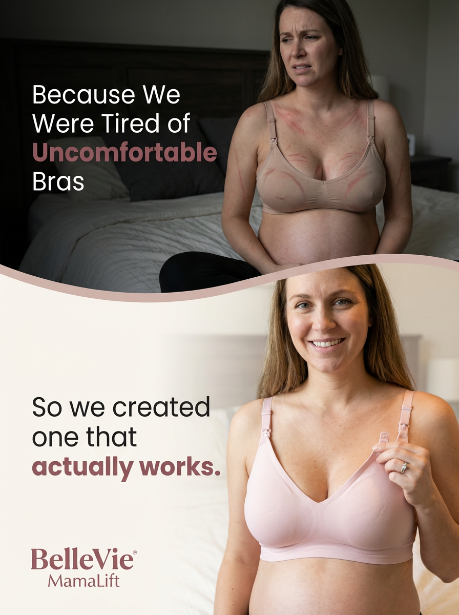 BelleVie MamaLift Bra - Maternity and Nursing Bra
