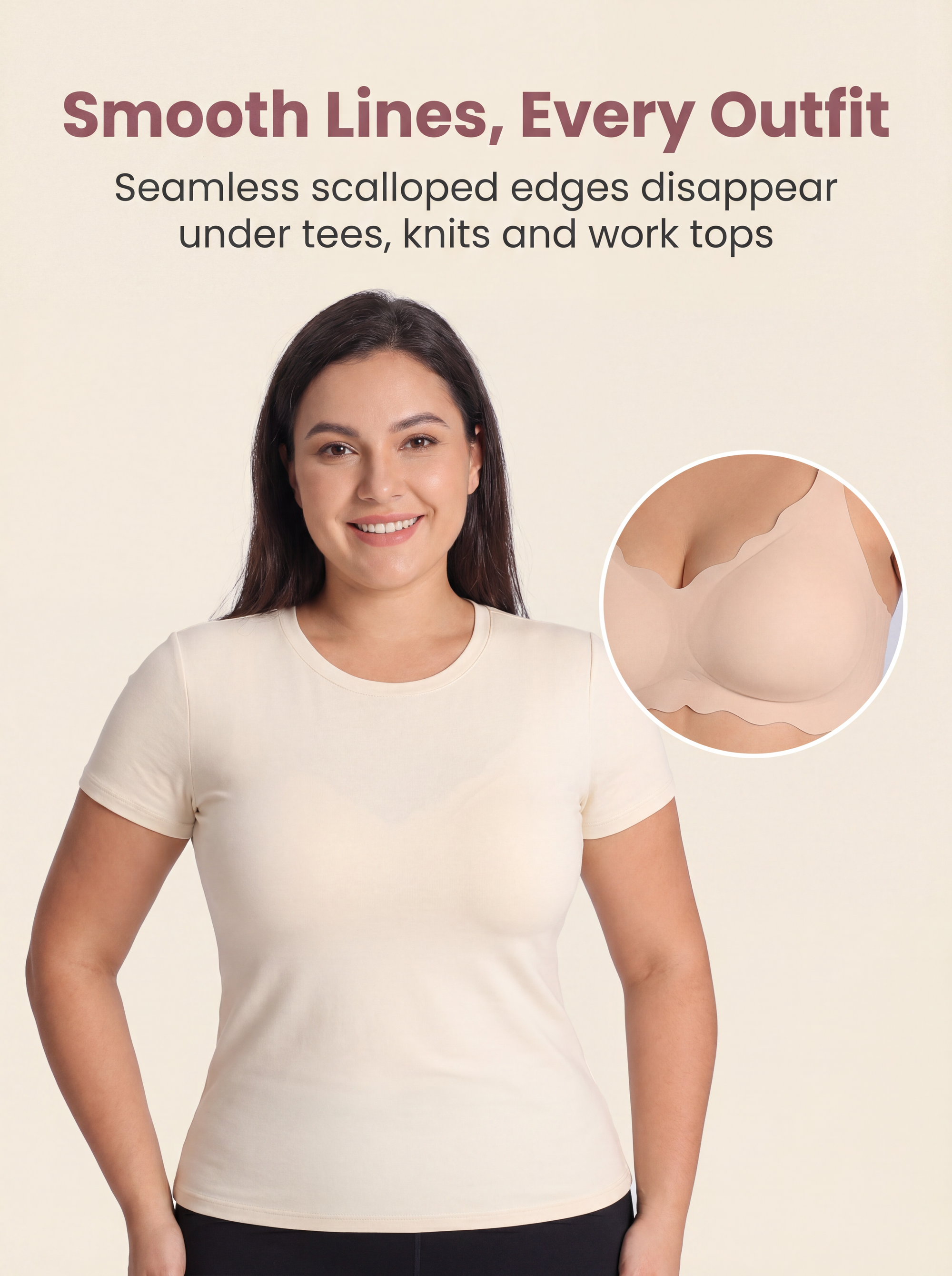 BelleVie DreamFeed Seamless Jelly Nursing Bra | Wireless Full-Cup Support, Pregnancy to Breastfeeding