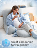 BelleVie J- Shaped Premium Maternity Pillow