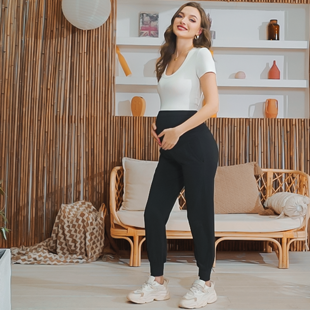 BelleVie Maternity Joggers Soft and Comfortable