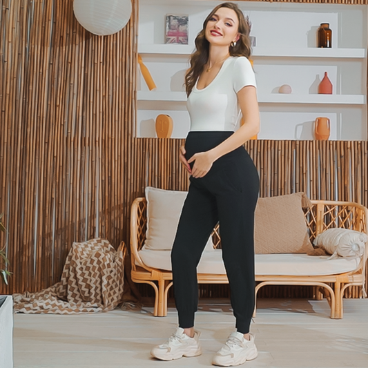 BelleVie Maternity Joggers Soft and Comfortable