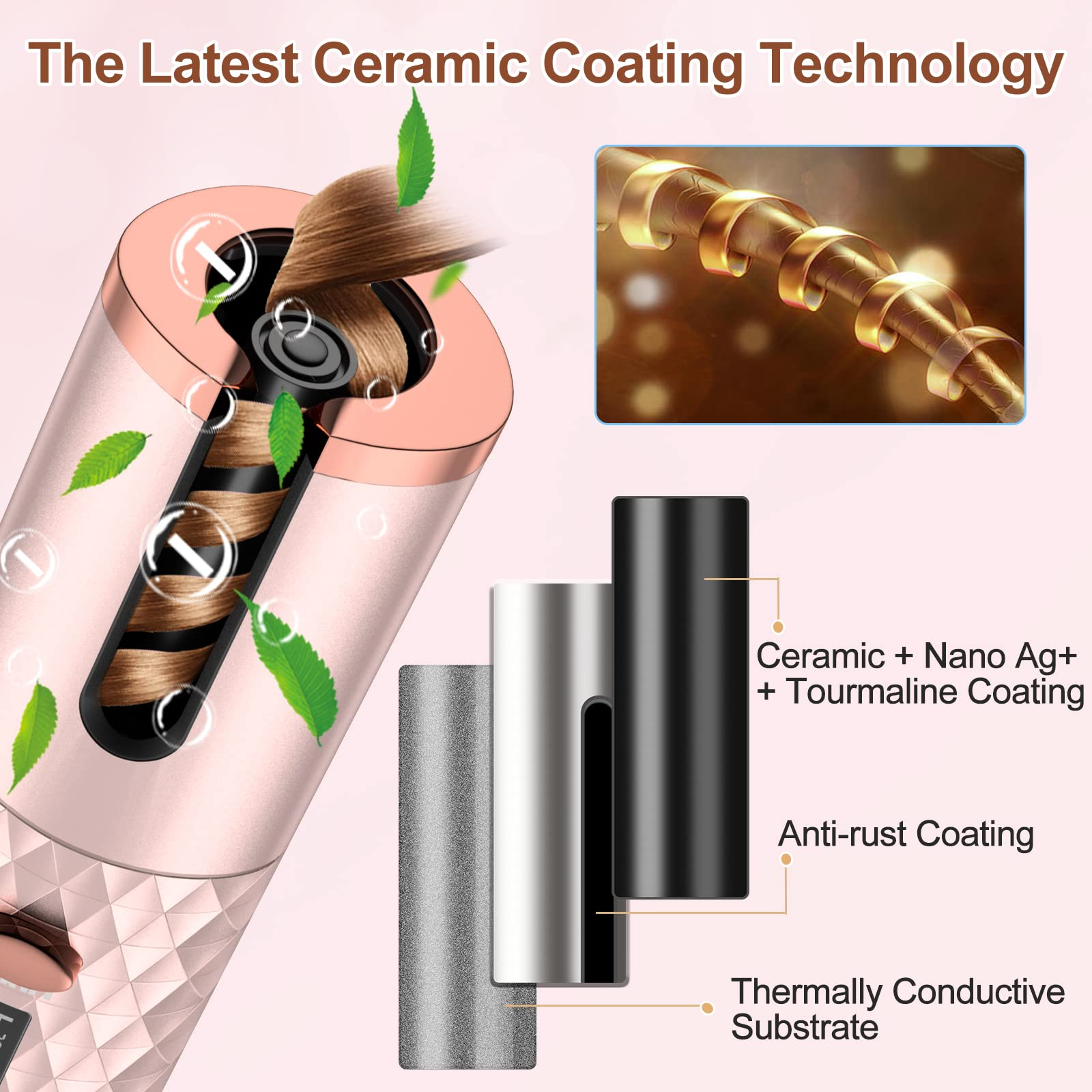 The BelleVie™  Ceramic Hair Curler