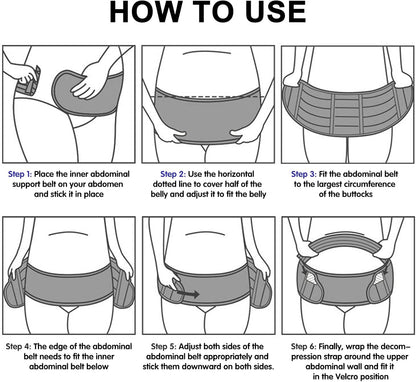 3 in 1 Belly support belt