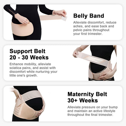 3 in 1 Belly support belt