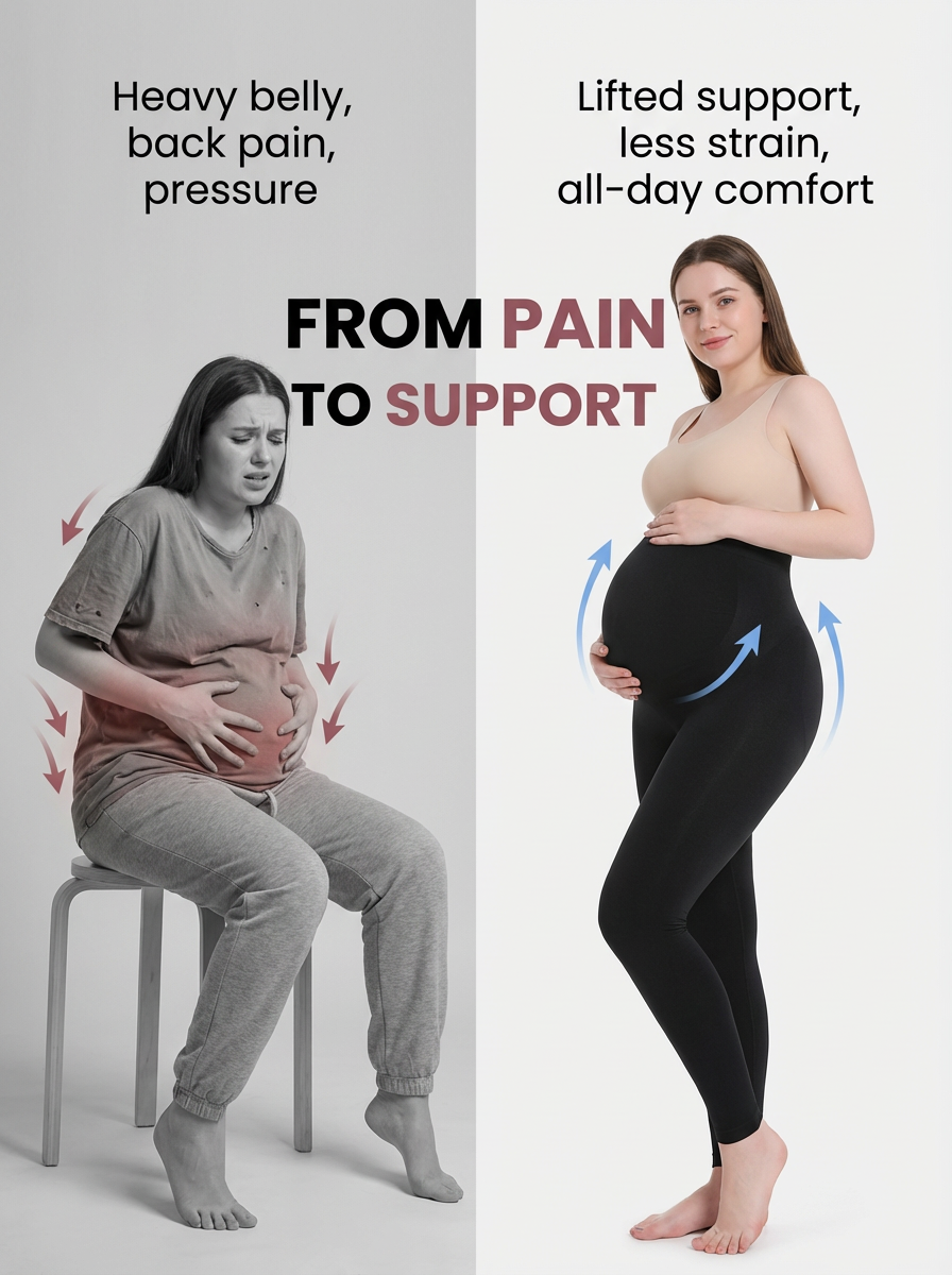 Bellevie Essential High-Waist Maternity Leggings