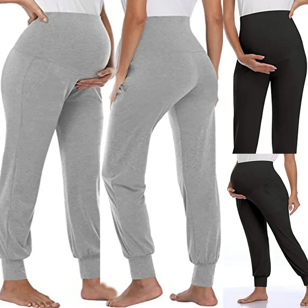 BelleVie Maternity Joggers Soft and Comfortable