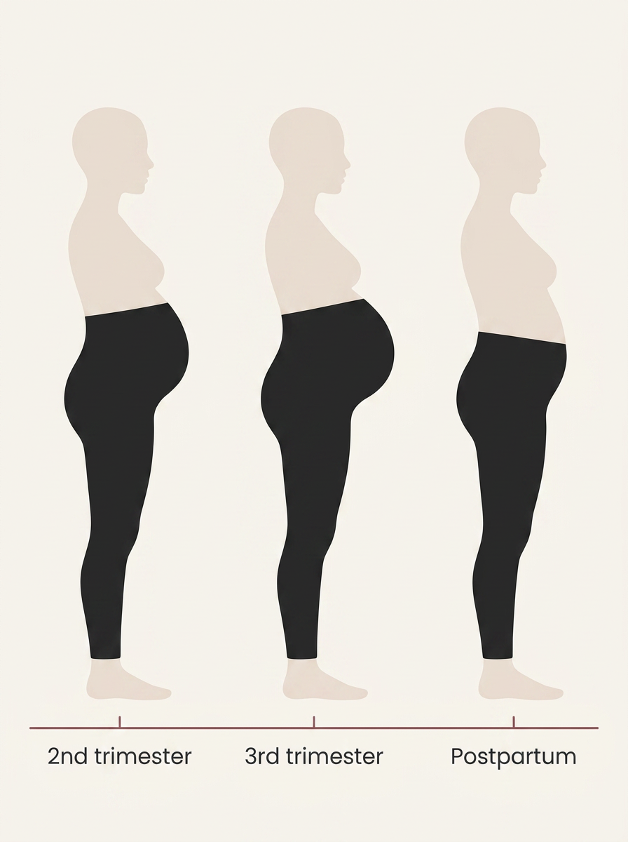 BelleVie SoftHold™ Over-Bump Maternity Leggings