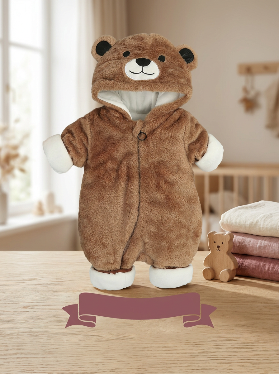 The Bellevie Snuggle Bear Winter Onesie