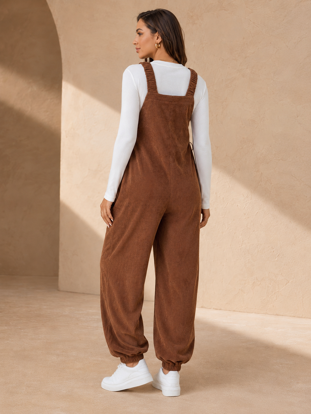 Bellevie Corduroy Everyday Bump Overalls
