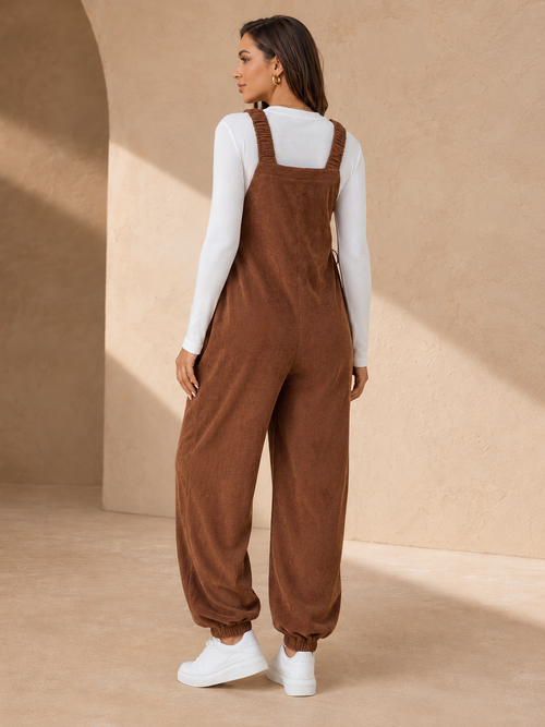 Bellevie Corduroy Everyday Bump Overalls