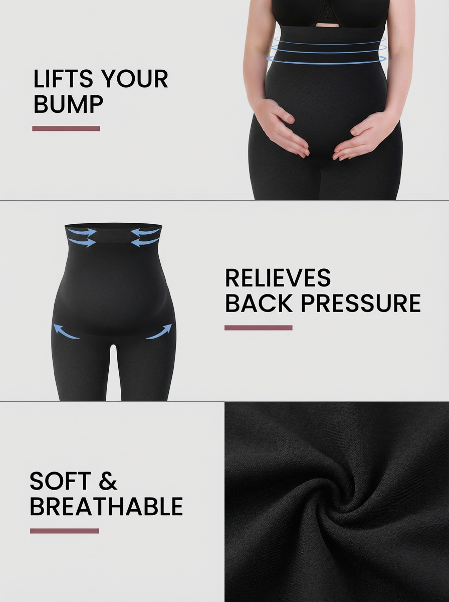 Bellevie Essential High-Waist Maternity Leggings