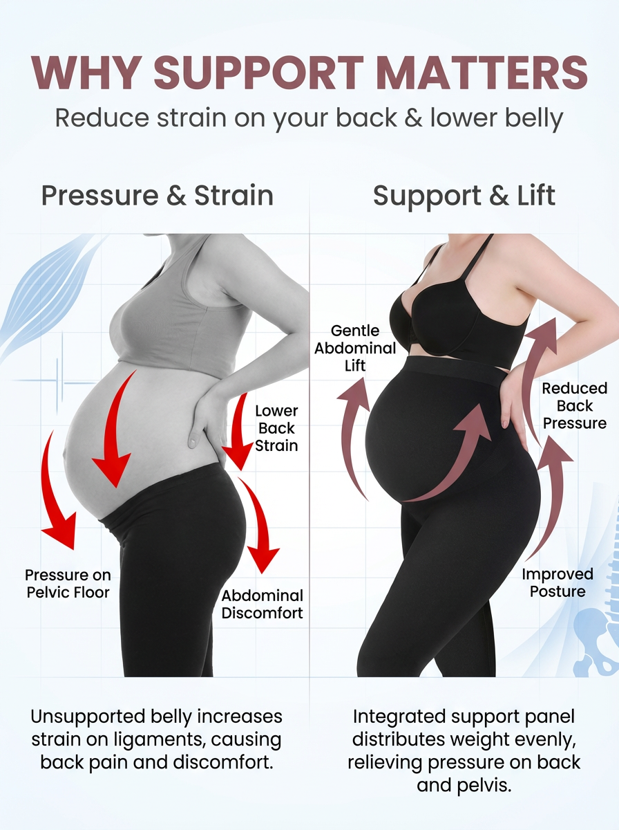 Bellevie Essential High-Waist Maternity Leggings