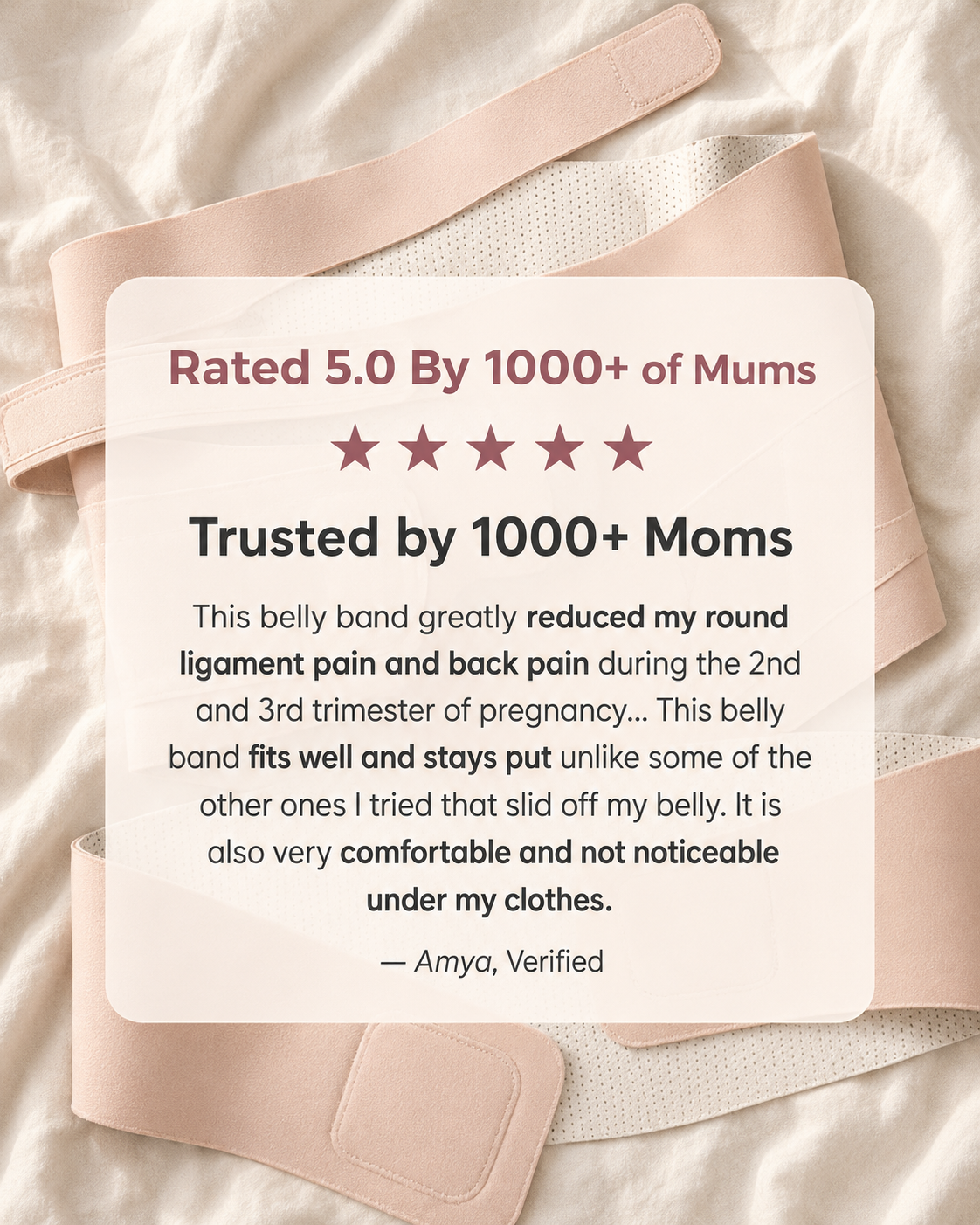 BumpEase - BelleVie Ergonest Maternity Belly Band