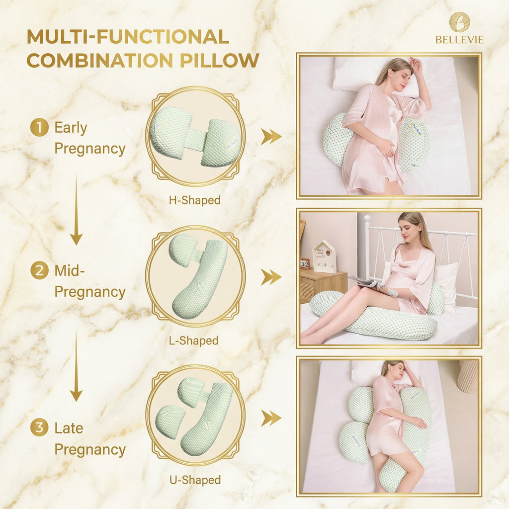 BelleVie CloudNest™ Comfort Split Pillow