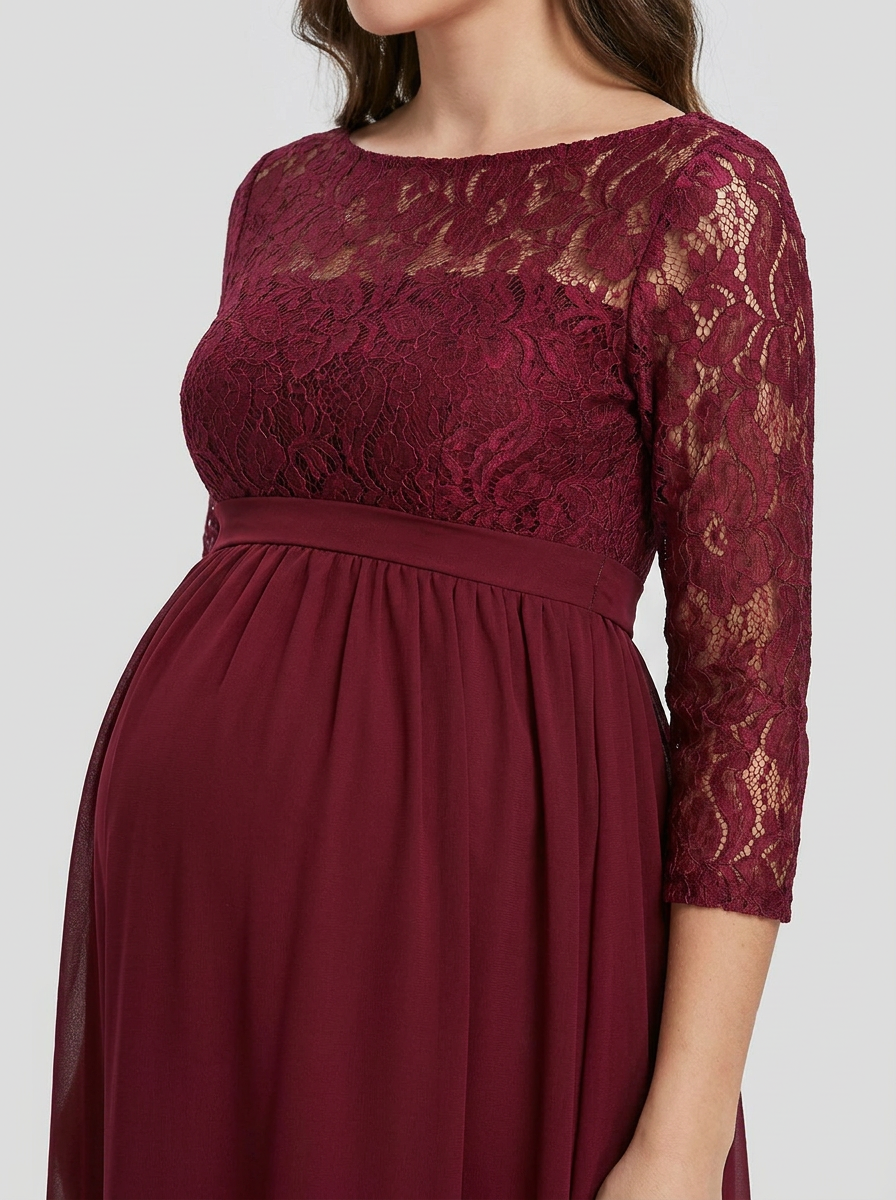 Bellevie Grace™ Lace Maternity Maxi Dress