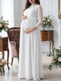 Bellevie Grace™ Lace Maternity Maxi Dress