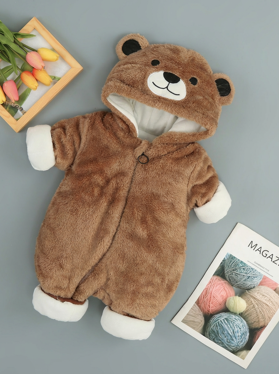 The Bellevie Snuggle Bear Winter Onesie