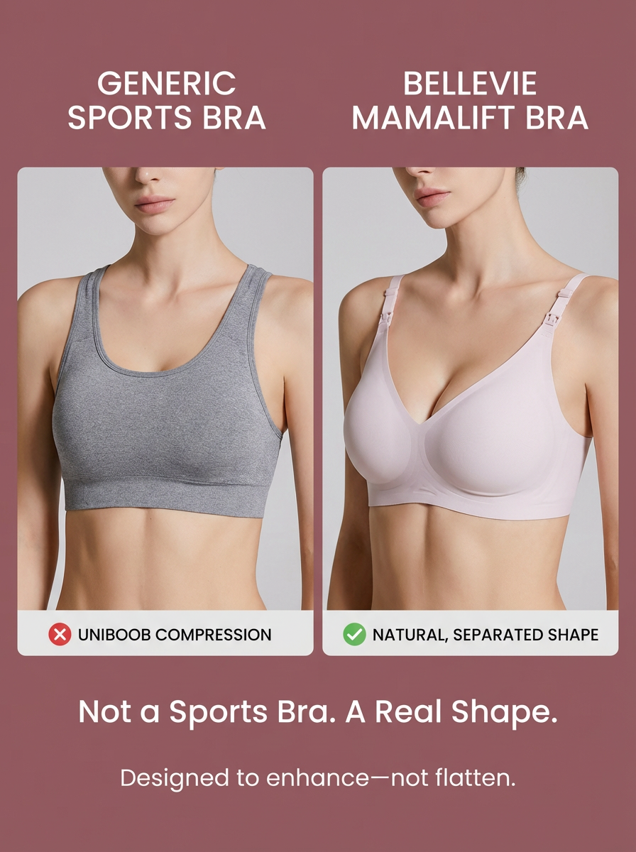 BelleVie MamaLift Bra - Maternity and Nursing Bra