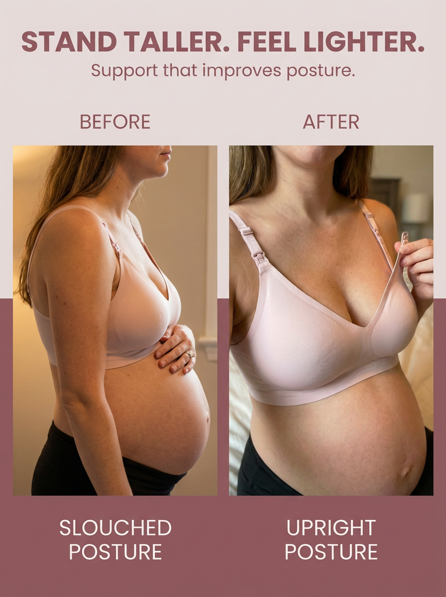 BelleVie MamaLift Bra - Maternity and Nursing Bra