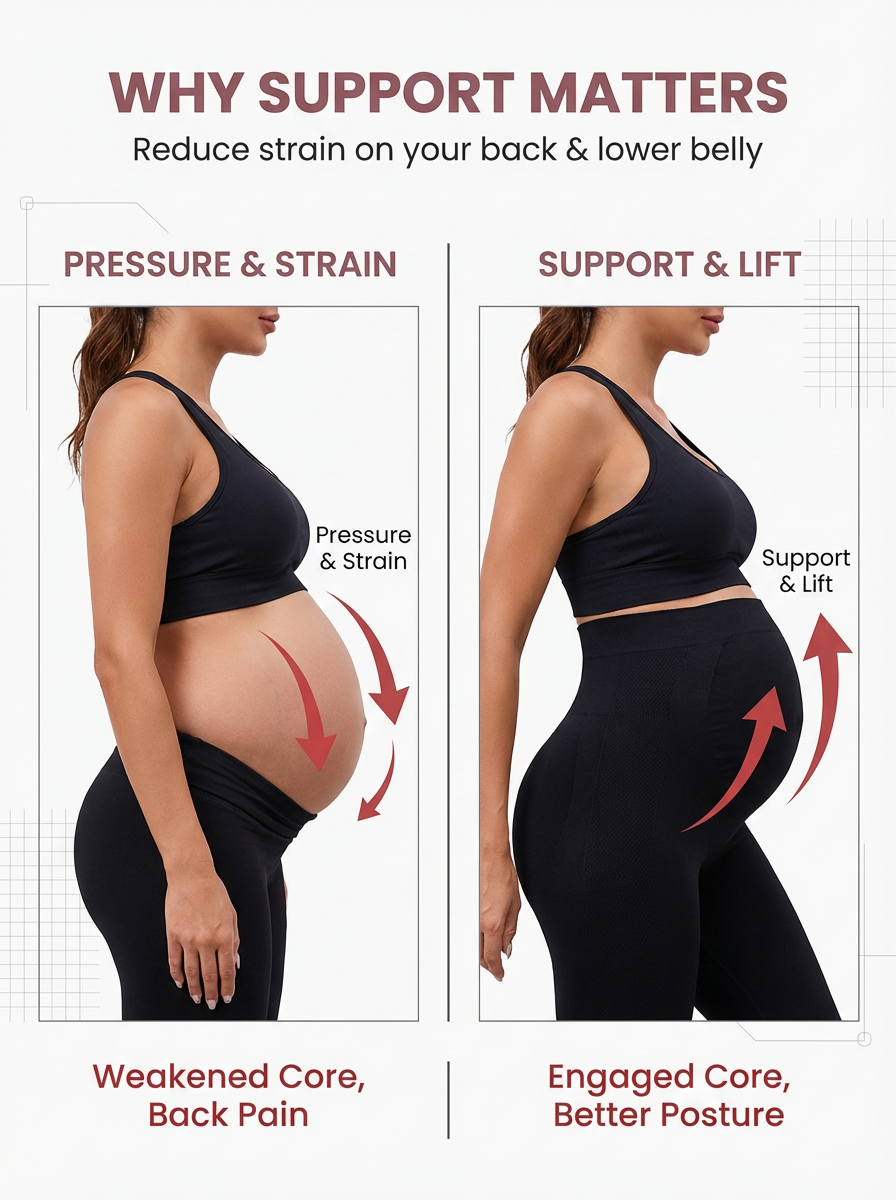 Bellevie Essential High-Waist Maternity Leggings