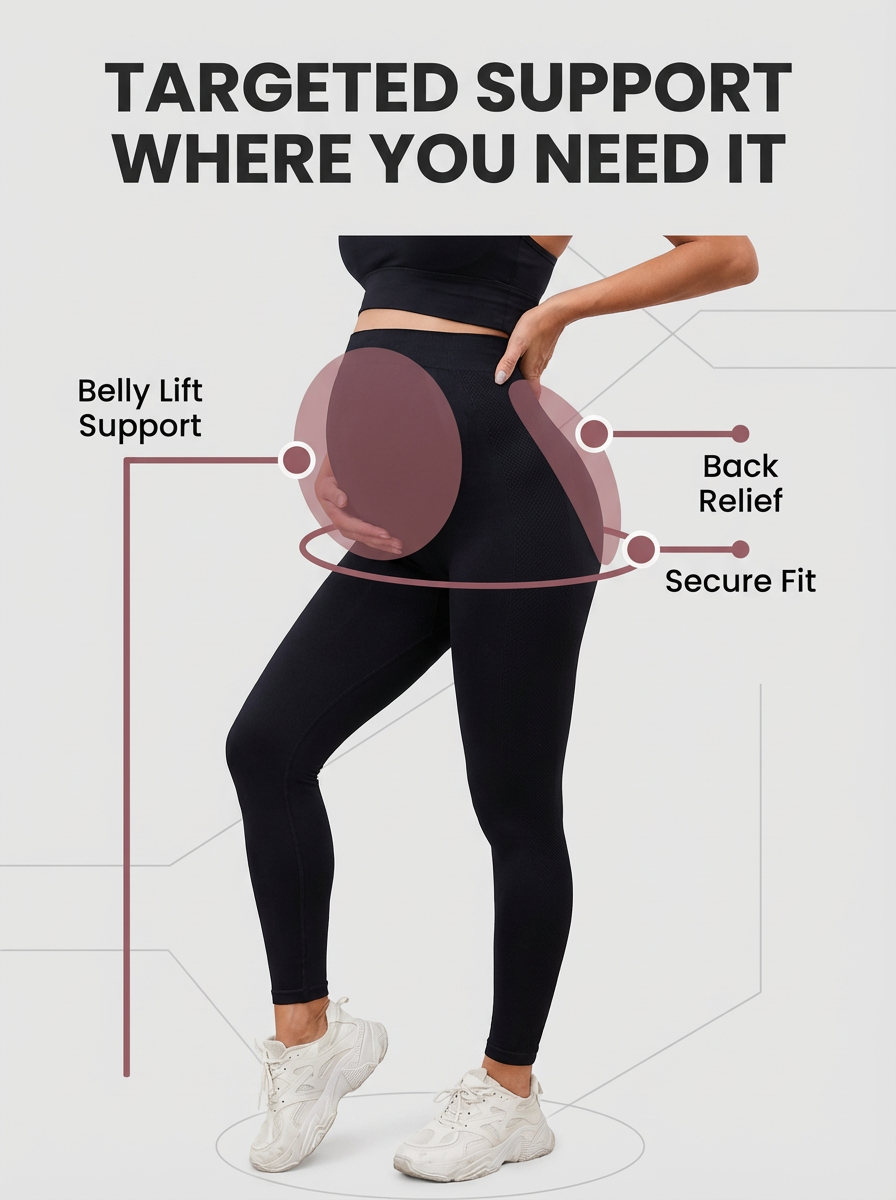 Bellevie Essential High-Waist Maternity Leggings