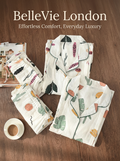 BelleVie London Luxe Comfort Batik Pajama Set