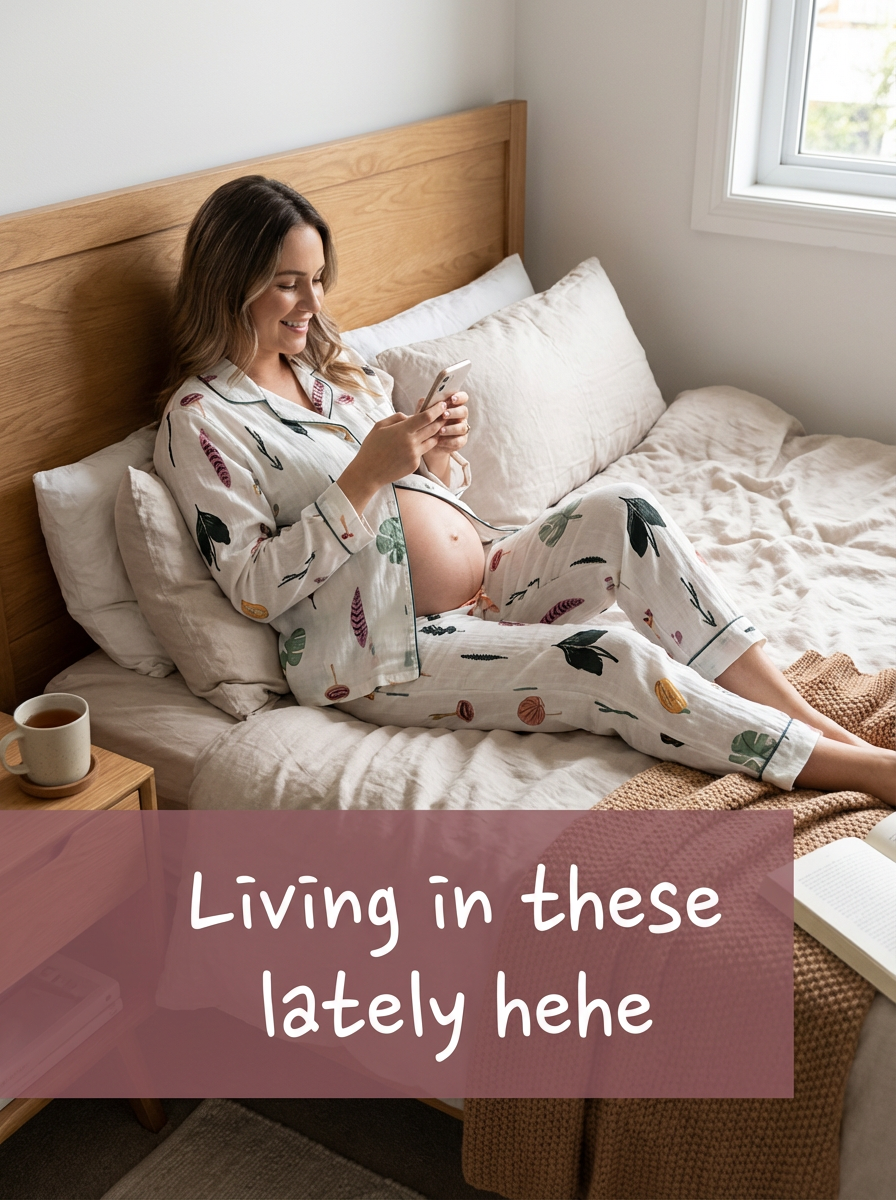 BelleVie London Luxe Comfort Batik Pajama Set